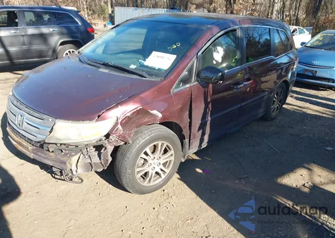 2012 Honda Odyssey Ex-L z USA, uszkodzony, nr VIN 5FNRL5H66CB045938